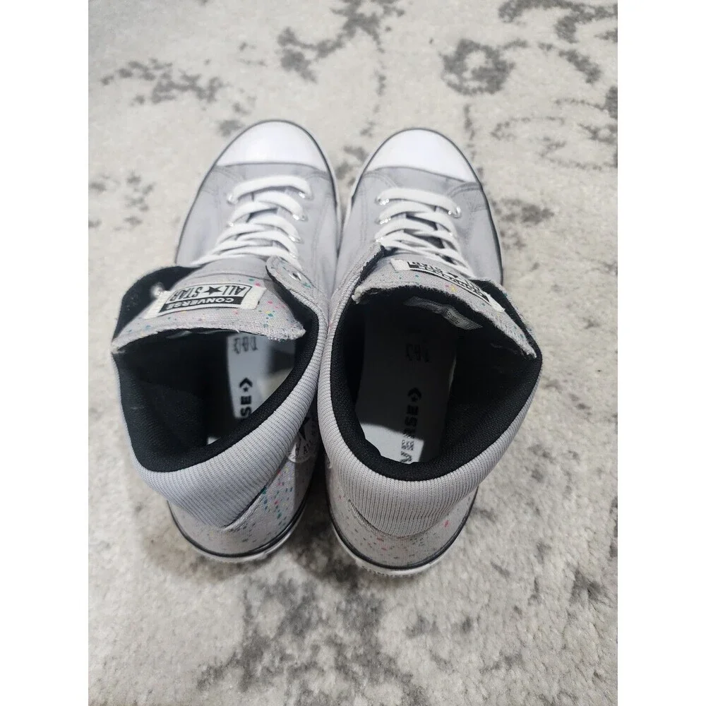 Converse Youth Sz 6 Chuck Taylor All-Star Madison Galaxy Dust Mid White Slip On